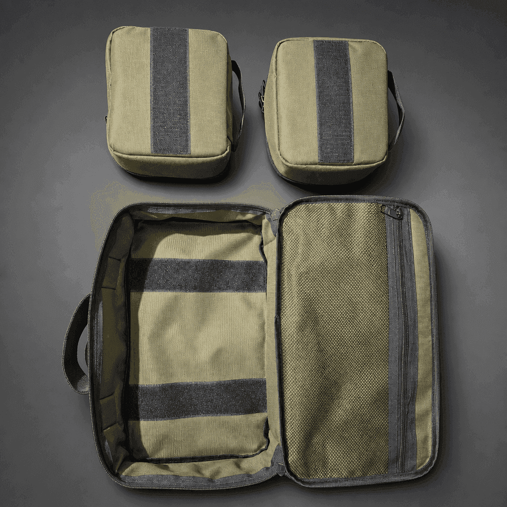 Bolsa de Sinais Vitais — compartimentos