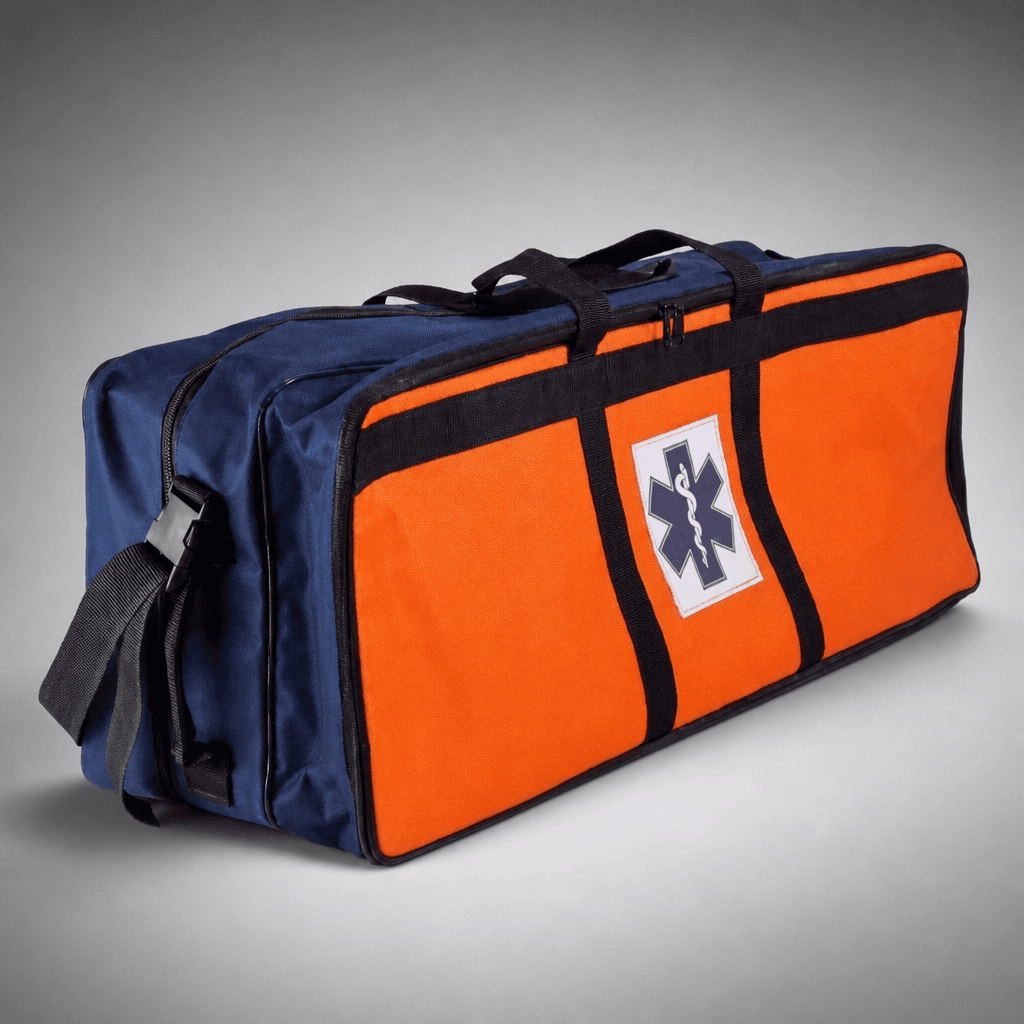 Bolsa de trauma para resgate, construída para uso em campo com bombeiros e equipes de salvamento